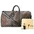 Keepall Borsa Boston Macassar Monogramma Marrone Louis Vuitton