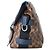 LOUIS VUITTON Borsa a Spalla Damier Sprinter GM Marrone Blu navy Damier ebene - vista 5