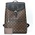 Louis Vuitton Monogram Macassar Parc Rucksack Braun Schwarz Monogramm