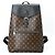 Louis Vuitton Monogram Macassar Parc Rucksack Braun Schwarz Monogramm