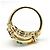 Bulgari Anello Bvlgari Astrale Cerchi Multi-Gem D'oro - vista 10