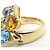 Bulgari Anello Bvlgari Astrale Cerchi Multi-Gem D'oro - vista 12
