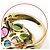 Bulgari Anello Bvlgari Astrale Cerchi Multi-Gem D'oro - vista 14