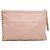 Clutch in pelle di agnello Rockstud VALENTINO Rosa