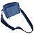 Borsa a spalla in pelle blu Prada - vista 11