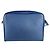 Borsa a spalla in pelle blu Prada - vista 3