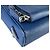 Borsa a spalla in pelle blu Prada - vista 9