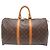 Borsa Boston Keepall 45 Louis Vuitton Marrone - vista 2