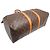 Borsa Boston Keepall 45 Louis Vuitton Marrone - vista 3