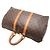 Borsa Boston Keepall 45 Louis Vuitton Marrone - vista 4