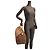 Borsa Boston Keepall 45 Louis Vuitton Marrone - vista 8