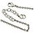 Collana Pendente Oblique Circle da Uomo Christian Dior Nero Argento - vista 7