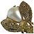 Spilla in perle finte da donna Christian Dior - vista 7