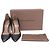 Gianvito Rossi Gianvito 105 Pumps mit Spitzem Zehen in Grauem Glitzer - Ansicht 10