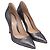 Gianvito Rossi Gianvito 105 Pumps mit Spitzem Zehen in Grauem Glitzer - Ansicht 3