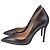 Gianvito Rossi Gianvito 105 Pumps mit Spitzem Zehen in Grauem Glitzer - Ansicht 4