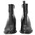 Botines de cuero negro con acento de cadena Givenchy - vista 4