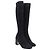 Rene Caovilla Botas altas de tacón bloque René Caovilla en ante negro - vista 3