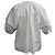 Blusa de manga abullonada con lazo frontal en algodón blanco Ulla Johnson Crudo - vista 3