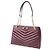 Bolsa tote média Whitney matelassada da Michael Kors em couro bordô - vista 2