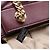 Bolsa tote média Whitney matelassada da Michael Kors em couro bordô - vista 9