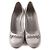 Timeless COCO MarkChain Leder-Pumps von Chanel Grau - Ansicht 3