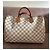 Louis Vuitton Speedy 35 Handtasche Blau Stoff - Ansicht 3