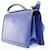 Loewe Barcelona Leather Small Blu  - vista 4