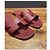 Sandali Hermès Oran in pelle bordeaux Bordò - vista 11