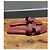 Sandali Hermès Oran in pelle bordeaux Bordò - vista 2
