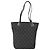 GUCCI GG Canvas Tote Bag Schwarz Silber 31244 Auth 173595 - Ansicht 2