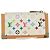 LOUIS VUITTON Multicolor Pochette Cles Coin Purse White M92655 LV Auth 171841V - view 2