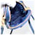 Borsa a Spalla PRADA Nylon Blu Oro Auth LNZ265V D'oro - vista 22