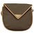 Borsa a Spalla SAINT LAURENT PVC Tela Beige Oro Auth ep13567 D'oro - vista 13