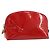LOUIS VUITTON Monogram Vernis Pochette Pouch Rot Slys M90172 LV Auth 173261