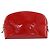 LOUIS VUITTON Monogram Vernis Pochette Pouch Rot Slys M90172 LV Auth 173261 - Ansicht 13
