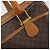 Céline Borsa a mano in tela Macadam CELINE in pelle PVC marrone oro Auth ep13448 D'oro - vista 17