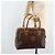 Céline Borsa a mano in tela Macadam CELINE in pelle PVC marrone oro Auth ep13448 D'oro - vista 24