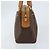 Céline Borsa a mano in tela Macadam CELINE in pelle PVC marrone oro Auth ep13448 D'oro - vista 3