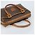 Céline Borsa a mano in tela Macadam CELINE in pelle PVC marrone oro Auth ep13448 D'oro - vista 6