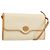 GUCCI Micro GG Supreme Schultertasche PVC Elfenbein Gold Auth am10690 Golden Roh