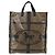 Borsa a mano FENDI Celeria in tela PVC marrone Auth kk636 - vista 2