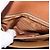 Céline Borsa a spalla in tela Macadam CELINE in pelle PVC marrone oro Auth LNZ224 D'oro - vista 25
