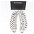 Clip per cintura in metallo argento CHANEL COCO Mark Chain per costumi CC Auth 133239M - vista 13