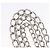 Clip per cintura in metallo argento CHANEL COCO Mark Chain per costumi CC Auth 133239M - vista 5