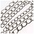 Clip per cintura in metallo argento CHANEL COCO Mark Chain per costumi CC Auth 133239M - vista 8