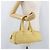 CHANEL Nuova Borsa da Viaggio in Nylon Gialla Argento CC Auth LNZ232 Giallo - vista 24