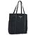 PRADA Bolsa de mão em nylon preto prata Auth kk630