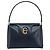 Borsa a mano GUCCI in pelle blu navy con oro 000 406 1080 Auth 173159 D'oro - vista 2