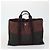 Hermès HERMES Borsa Fourre Tout in Tela 3 Pezzi Beige Marrone Nero Auth ti3717 - vista 10